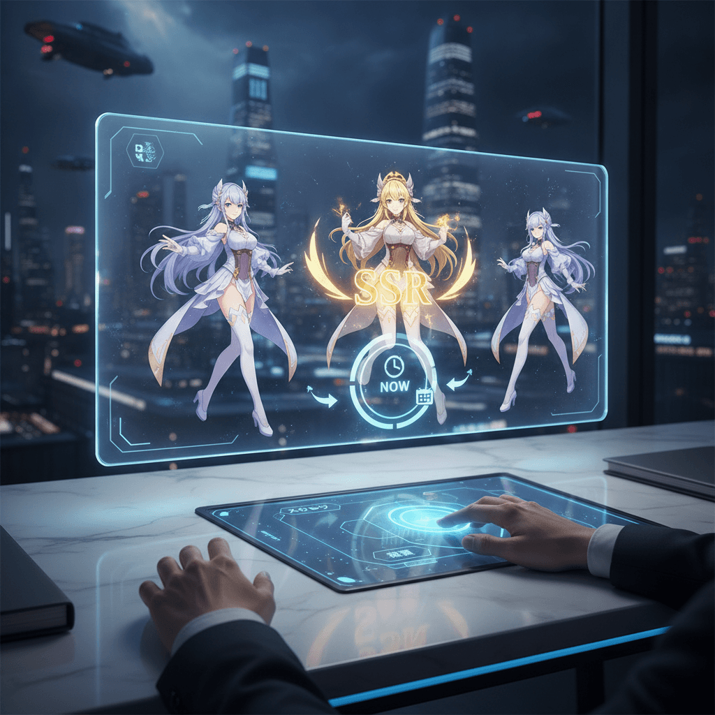 SSR確定ガチャの最適タイミング:美少女ゲームの未来を読み解く戦略的投資