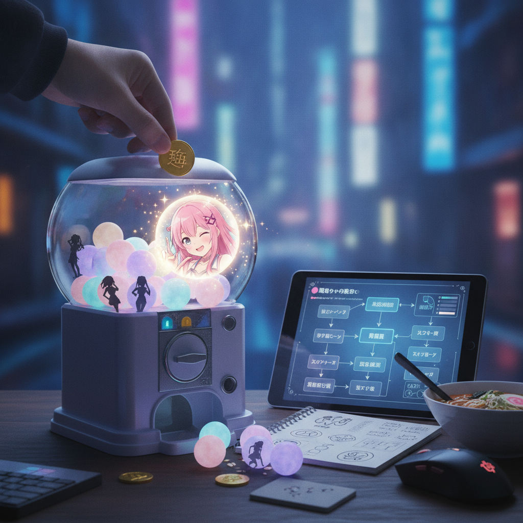 運命ガチャの真髄：美少女ゲームで「推し」を掴む戦略的思考と心理解析ガイド